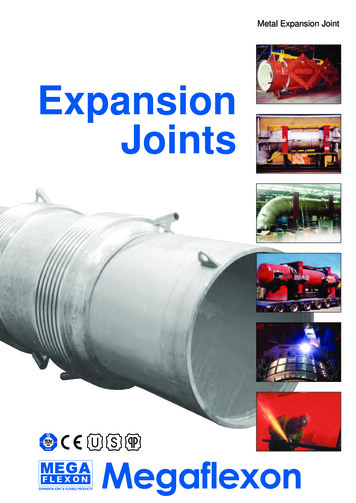 Expansion Joints - MCG Mühendislik