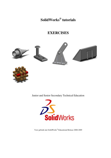 SolidWorks Tutorials EXERCISES