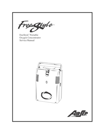 FreeStyle Portable Oxygen Concentrator Service Manual