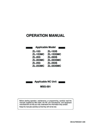 OPERATION MANUAL - Multi-DNC