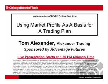 Using Market Profile As The Basis For A Trade Plan