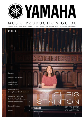 Chris Stainton - Music Production Guide