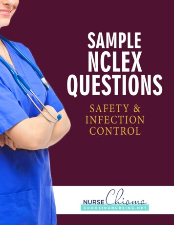 SAMPLE NCLEX QUESTIONS CHOOSINGNURSING 1