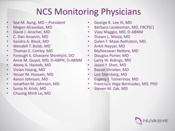 NCS Monitoring Physicians - NuVasive