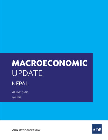 Macroeconomic Update: Nepal (April 2019) - ADB