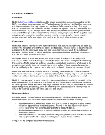 EXECUTIVE SUMMARY Client Firm - Weebly