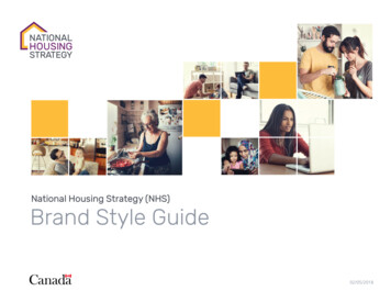 National Housing Strategy (NHS) Brand Style Guide