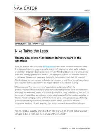 Nike Takes The Leap Supply Chain Navigator - Avnet