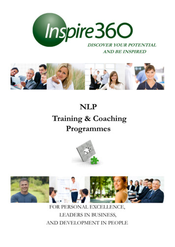 NLP Training & Coaching Programmes