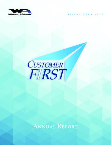 Wesco Aircraft Holdings, Inc. 2017 Annual Report