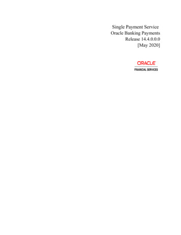 Oracle Banking Payments 4 20