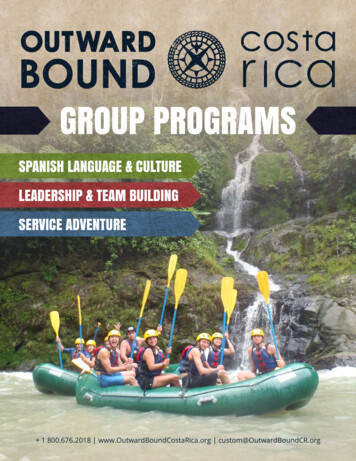 GROUP PROGRAMS - Outward Bound Costa Rica