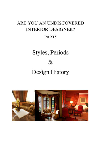 Styles, Periods Design History - Interior Design Education .