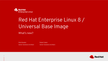 Universal Base Image Red Hat Enterprise Linux 8