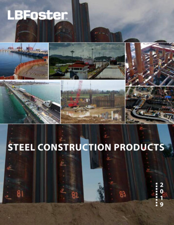 STEEL CONSTRUCTION PRODUCTS - L.B. Foster