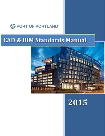 CAD & BIM Standards Manual