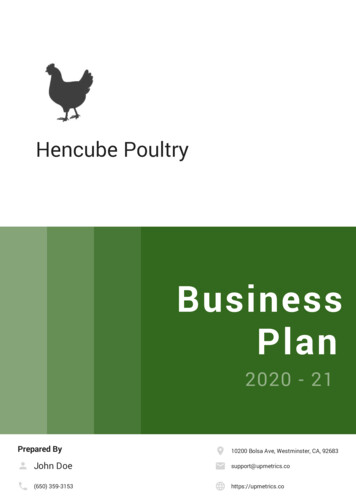 Poultry Farming Business Plan Business Plan Upmetrics