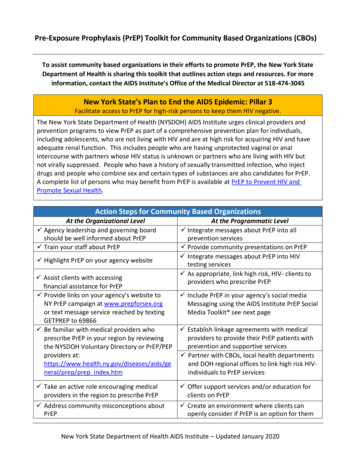 Prep Toolkit - New York State Department Of Health