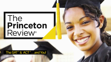 The SAT & ACT And You!