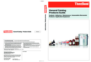 General Catalog Products Guide - ThreeBond