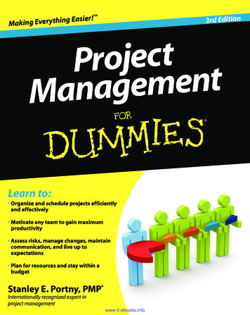 Project Management For Dummies, 3rd Edition