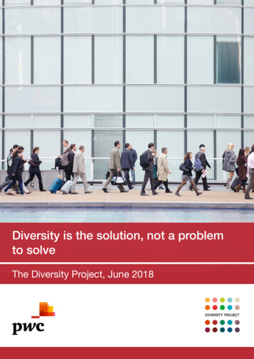 Diversity Is The Solution, Not A Problem To Solve