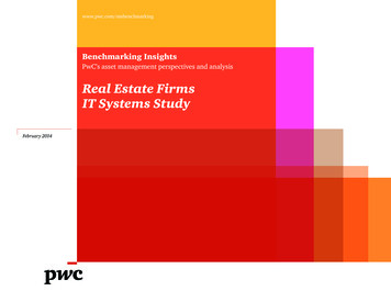 Real Estate Firms IT Systems Study - Pwc 