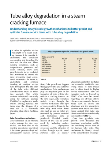 Tube Alloy Degradation In A Steam Cracking Furnace