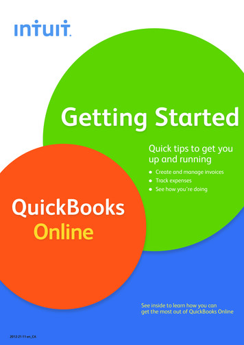 QuickBooks Online Getting Started Guide - Intuit