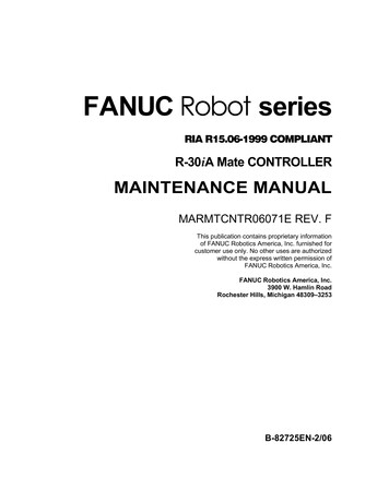 FANUC Robot Series - The Robot Guy LLC