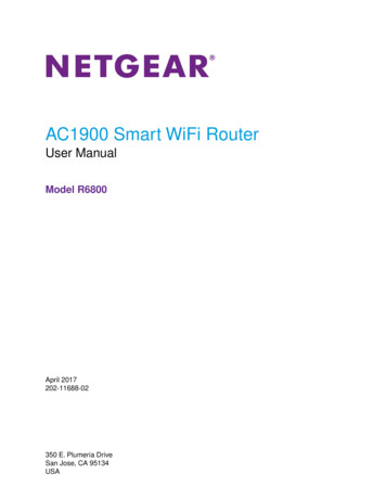 AC1900 Smart WiFi Router - Netgear
