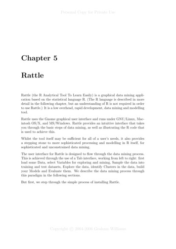 Chapter 5 Rattle - Maths-people.anu.edu.au
