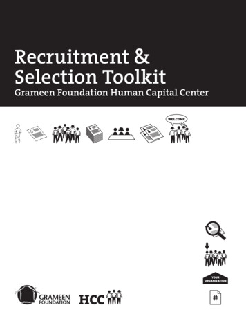 Recruitment & Selection Toolkit