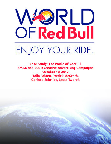 Case Study: The World Of RedBull SMAD 443-0001: Creative .