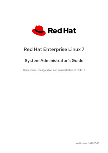 Red Hat Enterprise Linux 7 System Administrator’s Guide