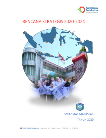 Rencana StrategiS 2020-2024 - SMK-SMAK Makassar
