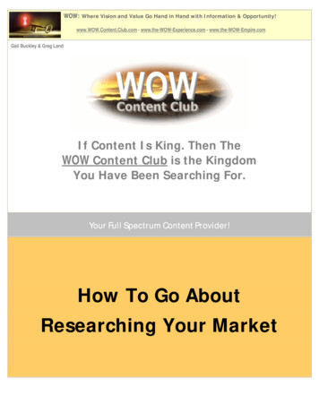 How To Go About Researching Your Market