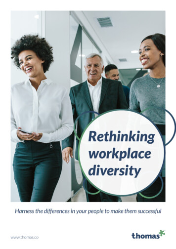 Rethinking Workplace Diversity - Thomas