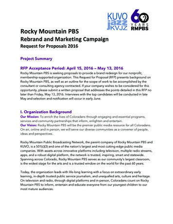 Rocky Mountain PBS Logo Design And Rebrand RFP Final 2016
