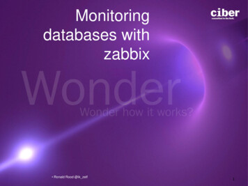 Monitoring Databases With Zabbix