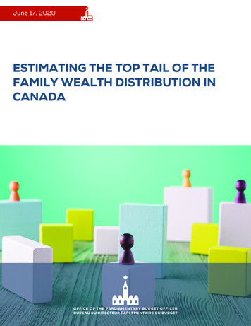 ESTIMATING THE TOP TAIL OF THE FAMILY WEALTH DISTRIBUTION .
