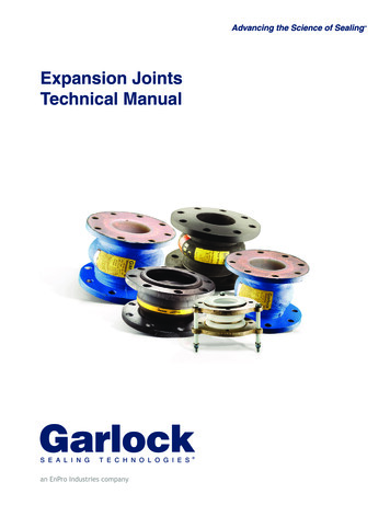 Expansion Joints Technical Manual - Fluid Sealing Products