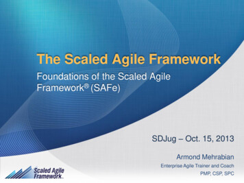 The Scaled Agile Framework - Sdjug 