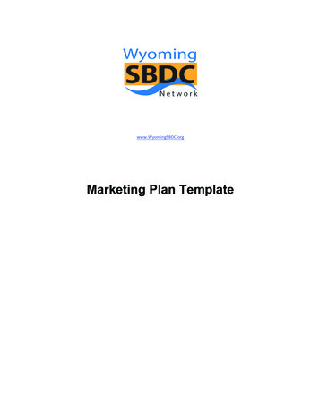 Marketing Plan Template - SBA