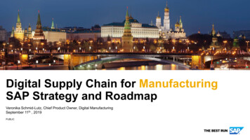 Digital Supply Chain For Manufacturing SAP Strategy And .