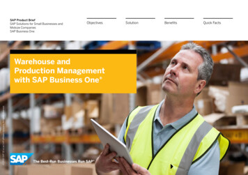 Warehouse And Production Management - SAP ERP System