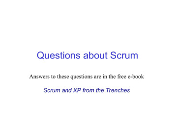 Questions About Scrum - Cpske.github.io