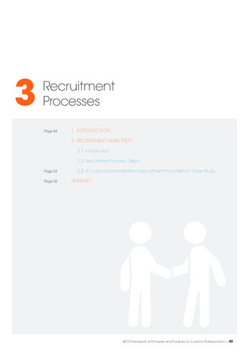 3Processes Recruitment - World Customs Organization