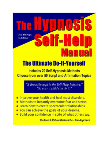 The Hypnosis Self-Help Manual 2