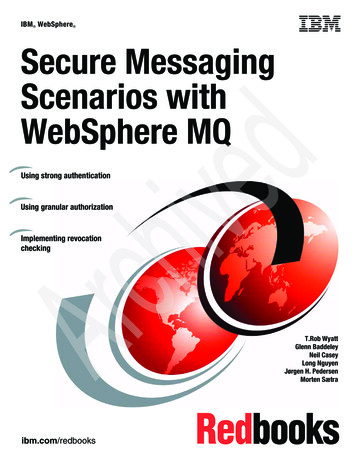 Secure Messaging Scenarios With WebSphere MQ